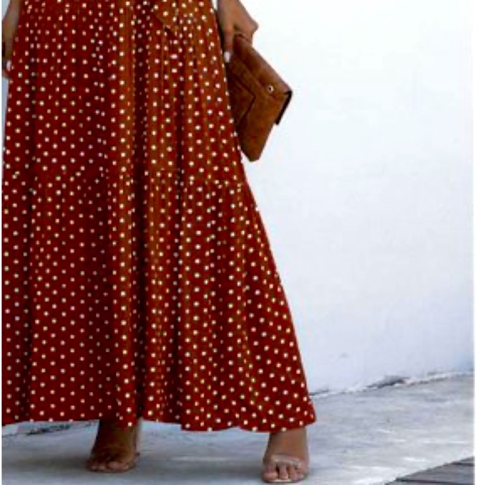 Brown white polka dot dress by Uli Herzner - Picture 13 of 13